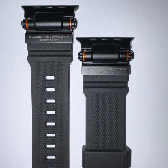 Apple Ultra Silicone Band With Metal Connectors (Not Magnetic, Not Magnetized). - Picture 2 of 5